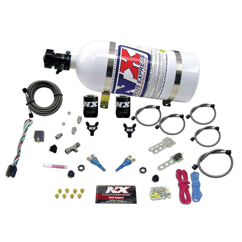 Nitrous Express GM TBI All (50-75-100-125 HP) w/ 10 lb Bottle - 20218-10