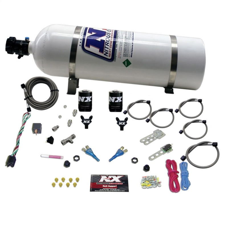 Nitrous Express GM TBI All (50-75-100-125 HP) w/ 15 lb Bottle, part 20218-15