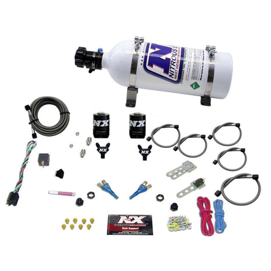 Nitrous Express Dodge EFI Full Race (100-150-200-300 HP) Dual Nozzle w/ 5 lb Bottle - 20315-05