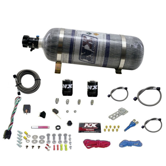 Nitrous Express Dodge EFI Race (100-150-200-250 HP) Single Nozzle w/ Composite Bottle - 20316-12