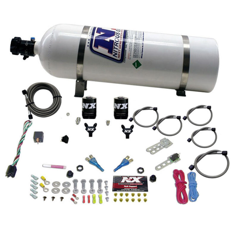 Nitrous Express Dodge Viper EFI Dual Nozzle (100-300 HP) w/ 15 lb Bottle - 20325-15