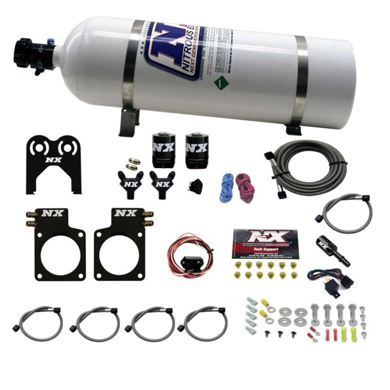Nitrous Express Nissan Gt-R Nitrous Plate System (35-300 HP) W/ 15 lb Bottle - 20717-15