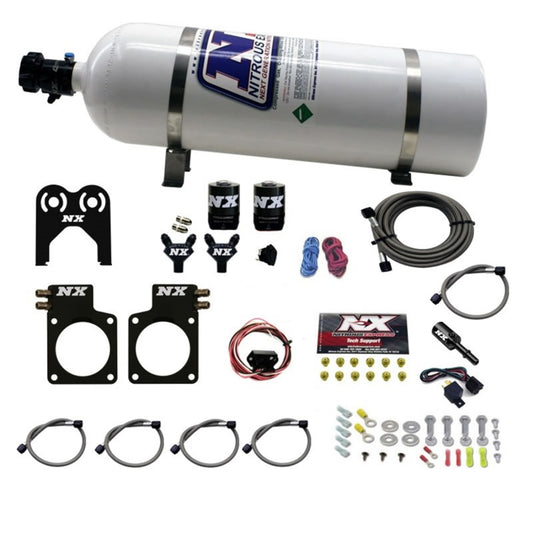Nitrous Express Nissan Gt-R Nitrous Plate System (35-300 HP) W/ 15 lb Bottle - 20717-15