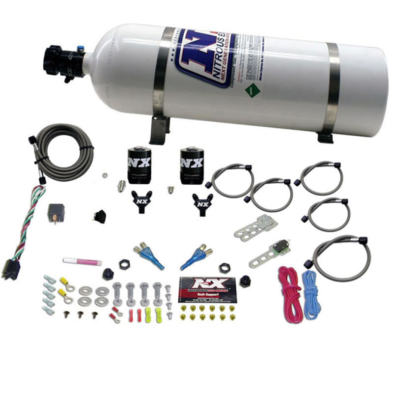 Nitrous Express Bmw EFI All (50-300 HP) Dual Nozzle w/ 15 lb Bottle - 20816-15