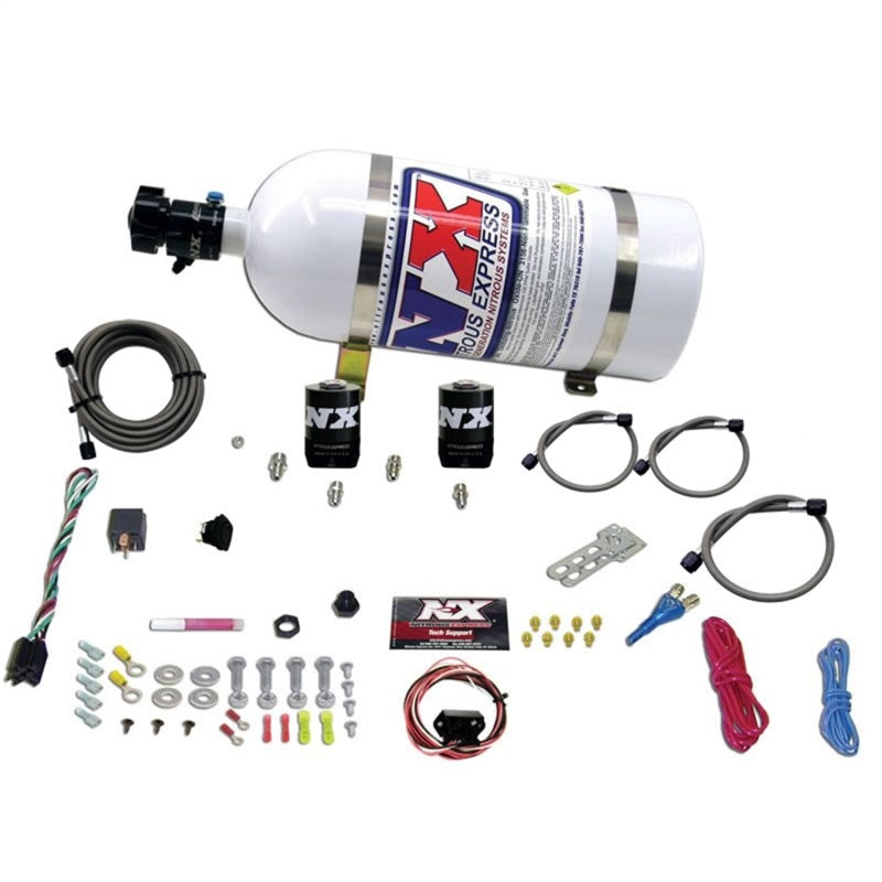 Nitrous Express Universal Fly By Wire Single Nozzle System, 10 lb Bottle Incl. Tps Switch - 20919-10