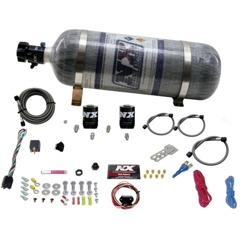 Nitrous Express Universal Fly By Wire Single Nozzle System, 12 lb Composite Incl. Tps, part 20919-12