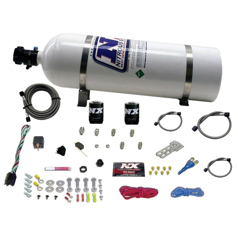 Nitrous Express All GM EFI Single Nozzle System (35-50-75-100-150 HP) w/ 15 lb Bottle, part 20920-15