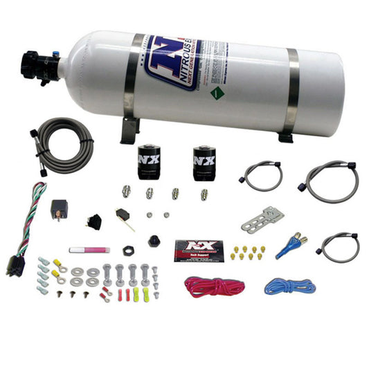 Nitrous Express All Dodge EFI Single Nozzle System (35-50-75-100-150 HP) w/ 15 lb Bottle - 20921-15