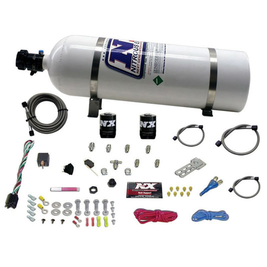 Nitrous Express All Sport Compact EFI Single Nozzle System (35-50-75 HP) w/ 15 lb Bottle - 20923-15