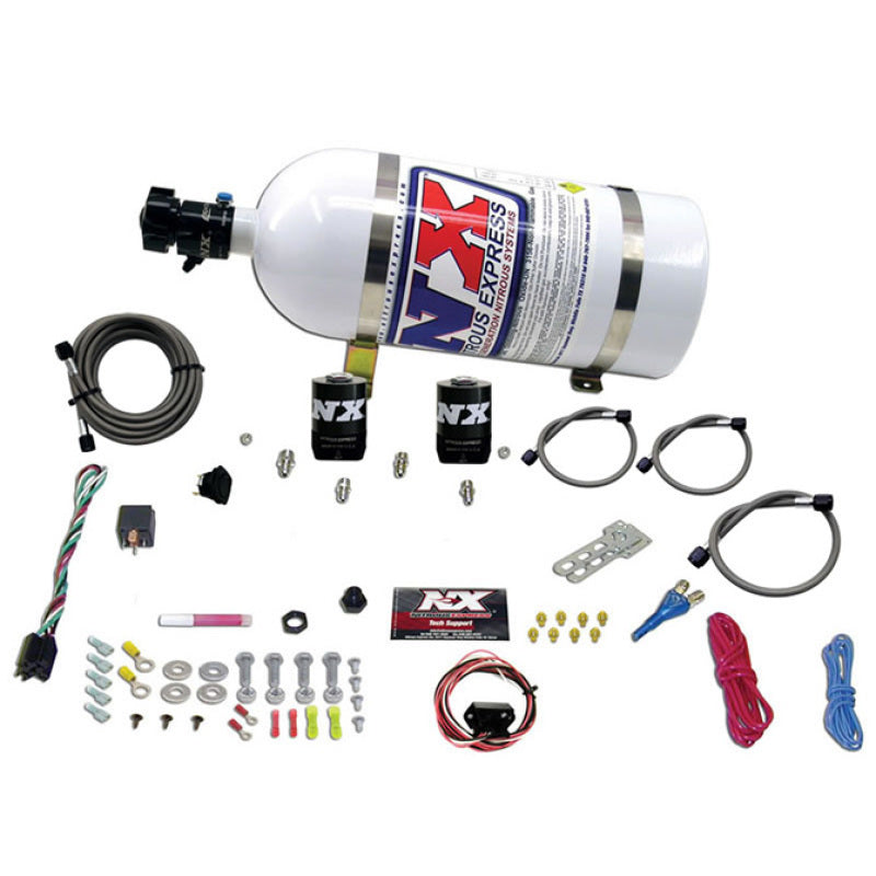 Nitrous Express 5Th Gen Camaro Single Nozzle System (35-150 HP) W/ 10 lb Bottle, part 20930-10