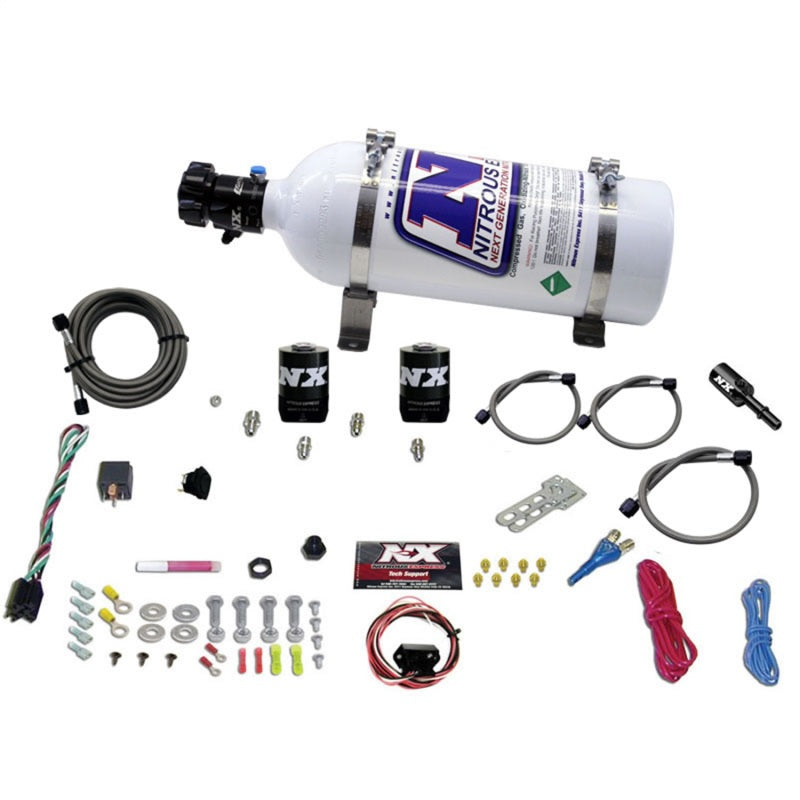 Nitrous Express 5.0 Coyote Single Nozzle System (35-150 HP) W/ 5 lb Bottle, part 20932-05
