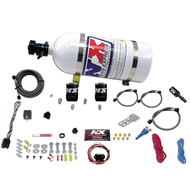 Nitrous Express 5.0 Coyote Single Nozzle System (35-150 HP) W/ 10 lb Bottle, part 20932-10