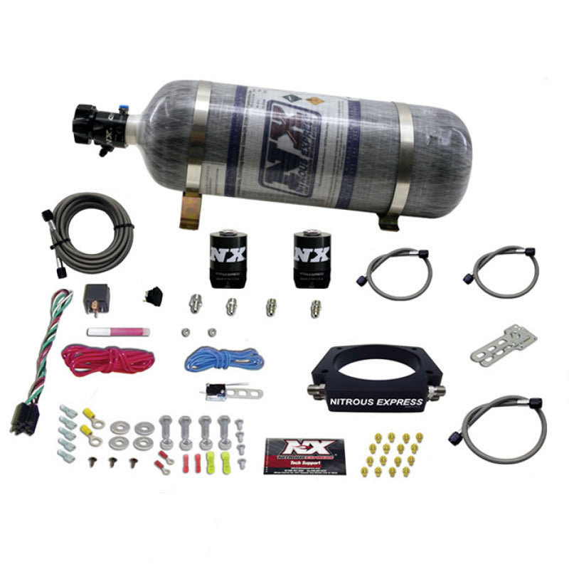 Nitrous Express Ls 102Mm Plate System (50-400 HP) W/ 12 lb Composite Bottle - 20933-12