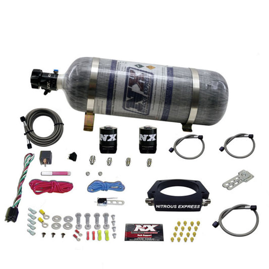Nitrous Express Ls 90Mm Plate System (50-400 HP) W/ 12 lb Composite Bottle - 20934-12