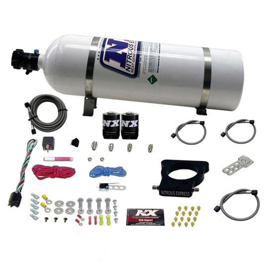 Nitrous Express Ls 78Mm 3-Bolt Plate System (50-350 HP) W/ 15 lb Bottle - 20935-15