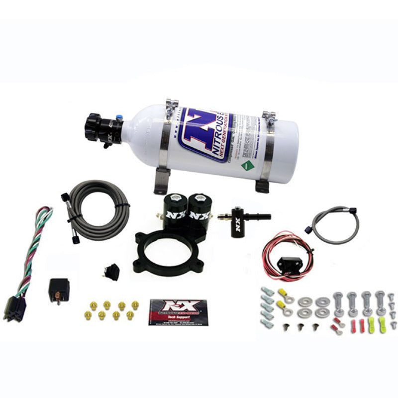 Nitrous Express 2014-Newer GM 5.3L Truck Nitrous Plate System (50-250 HP) W/ 5 lb Bottle, part 20936-05