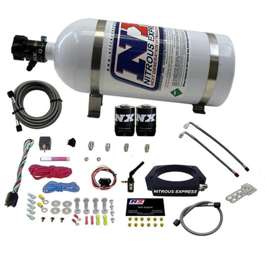 Nitrous Express 2014-Newer GM 6.2L Truck Nitrous Plate System (35-300 HP) W/ 10 lb Bottle - 20937-10