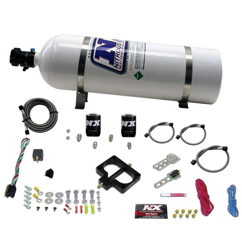 Nitrous Express Dodge TBI Plate System (Magnum Engine) W/ 15 lb Bottle - 20945-15