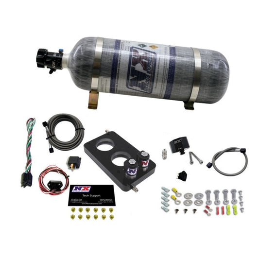 Nitrous Express Ford 4.6L 3 Valve Plate System (50-150 HP) 200-300 HP Jetting Available 12 lb - 20947-12