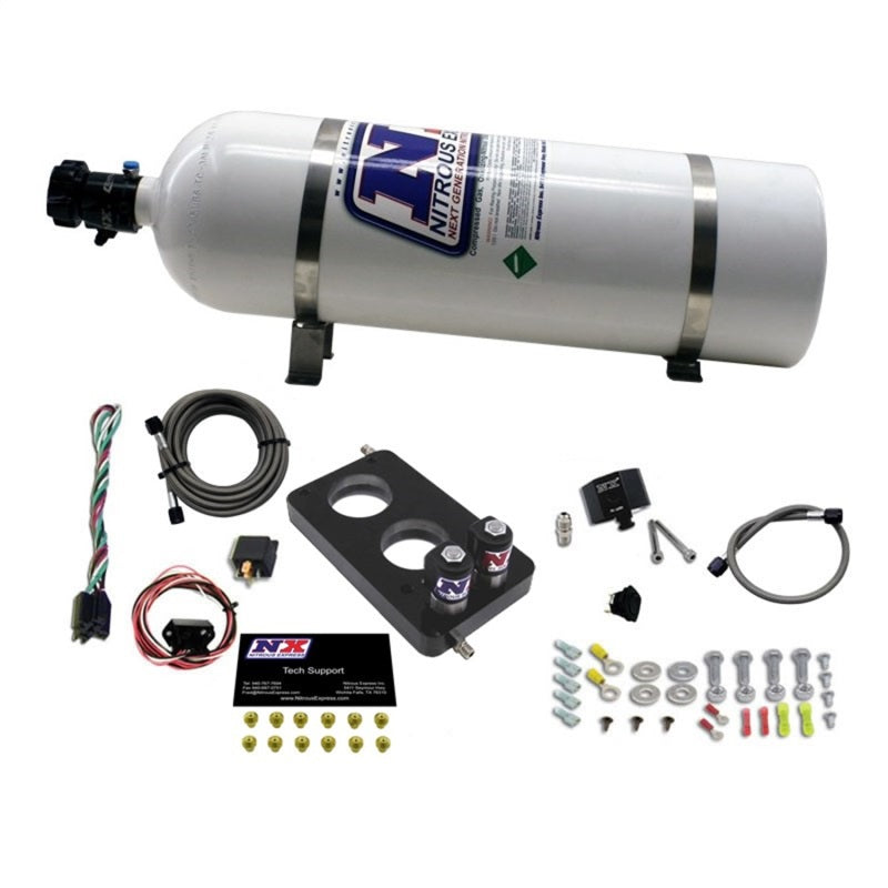 Nitrous Express 4.6L 3 Valve Plate System (50-150 HP) 200-300 HP Jetting Available 15 lb, part 20947-15
