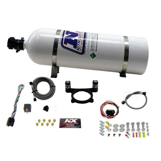 Nitrous Express 5.0L Coyote and 7.3L Godzilla Plate System(50-200 HP) w/ 15 lb BOTTLE - 20948-15