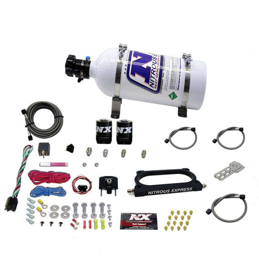 Nitrous Express Gt500 Nitrous Plate System (50-250 HP) w/ 5 lb Bottle - 20949-05