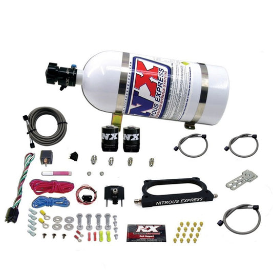 Nitrous Express Gt500 Nitrous Plate System (50-250 HP) w/ 10 lb Bottle - 20949-10