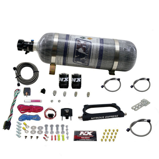 Nitrous Express Gt500 Nitrous Plate System (50-250 HP) w/ Composite Bottle - 20949-12
