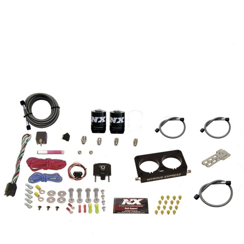 Nitrous Express Ford 4 Valve Nitrous Plate System (50-300 HP) No Bottle (Stock Tb), part 20950D-00
