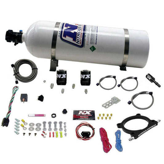 Nitrous Express 5.0L Coyote and 7.3L Godzilla Plate System (50-250 HP) W/ 15 lb BOTTLE - 20951-15
