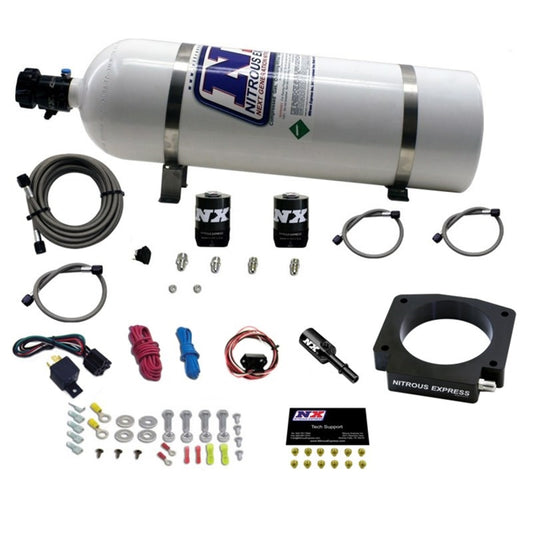 Nitrous Express Nitrous Plate System- Gt350 5.2L - 15 lb Bottle - 20953-15