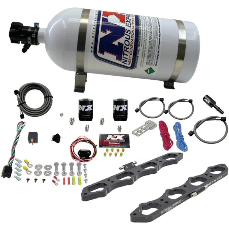 Nitrous Express Coyote Wet Direct Port Plate System(10 lb Bottle), part 20956-10