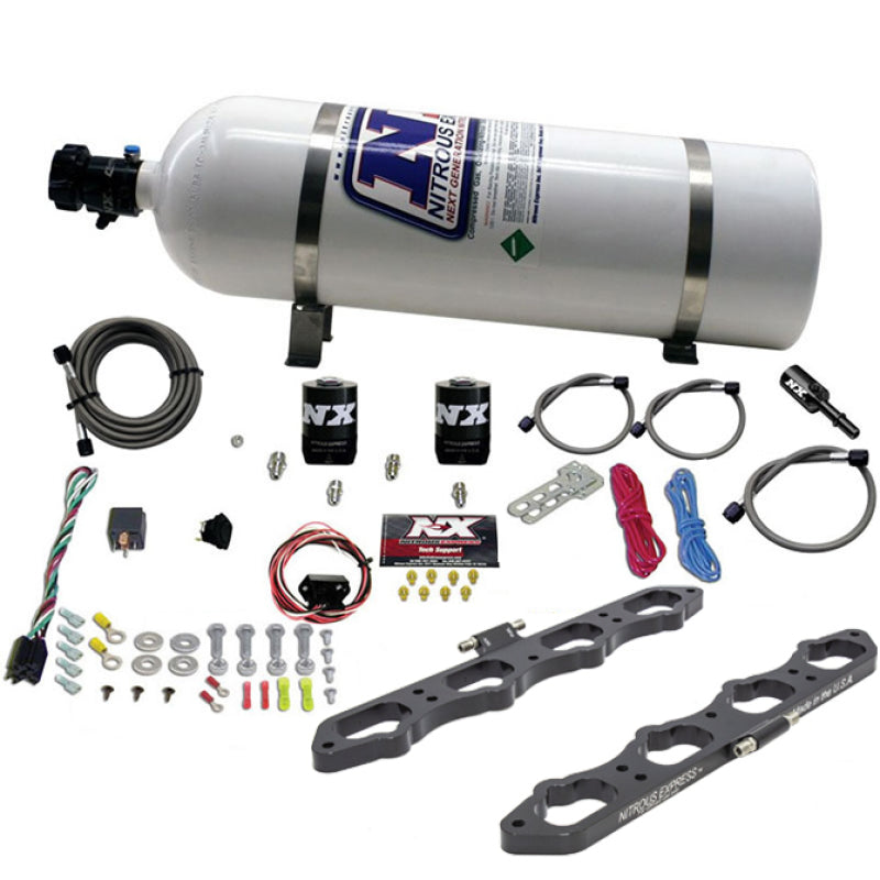 Nitrous Express Coyote Wet Direct Port Plate System(15 lb Bottle) - 20956-15