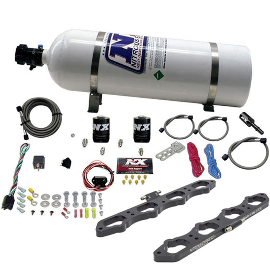 Nitrous Express Coyote Wet Direct Port Plate System(15 lb Bottle) - 20956-15