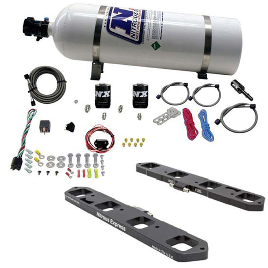 Nitrous Express Direct Port Plate System For 5.7, 6.1 and 6.4 Hemi W/ 15 lb Bottle - 20958-15