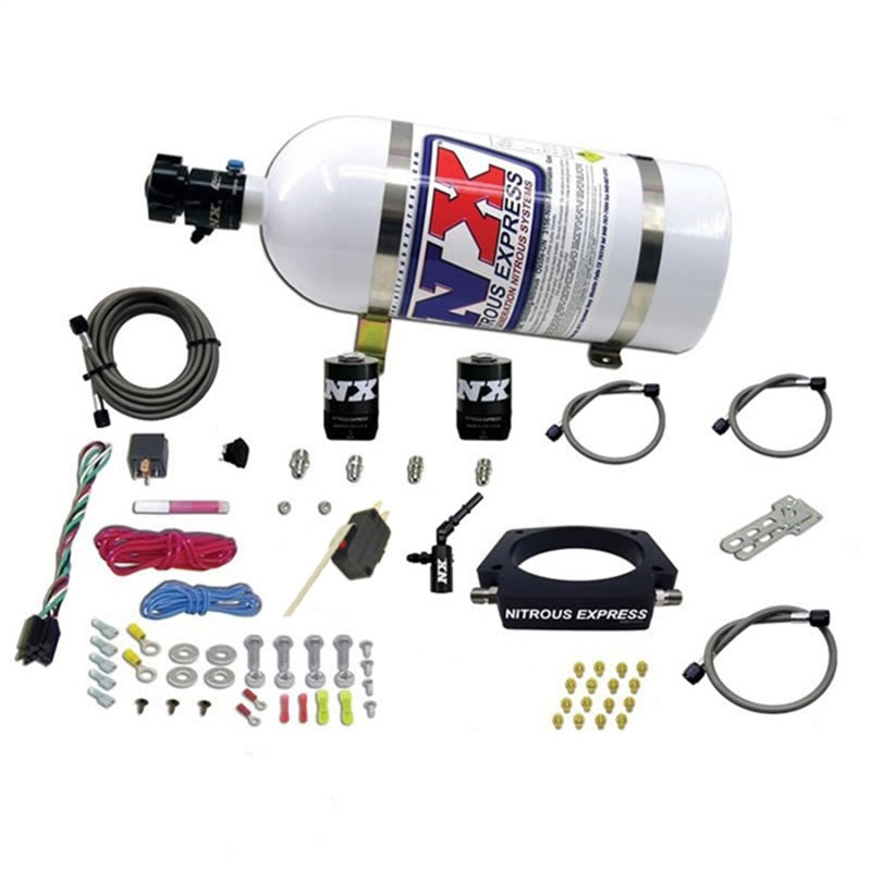 Nitrous Express Lt2 C8 Nitrous Plate System (50-300 HP) W/ 10 lb Bottle - 20962-10