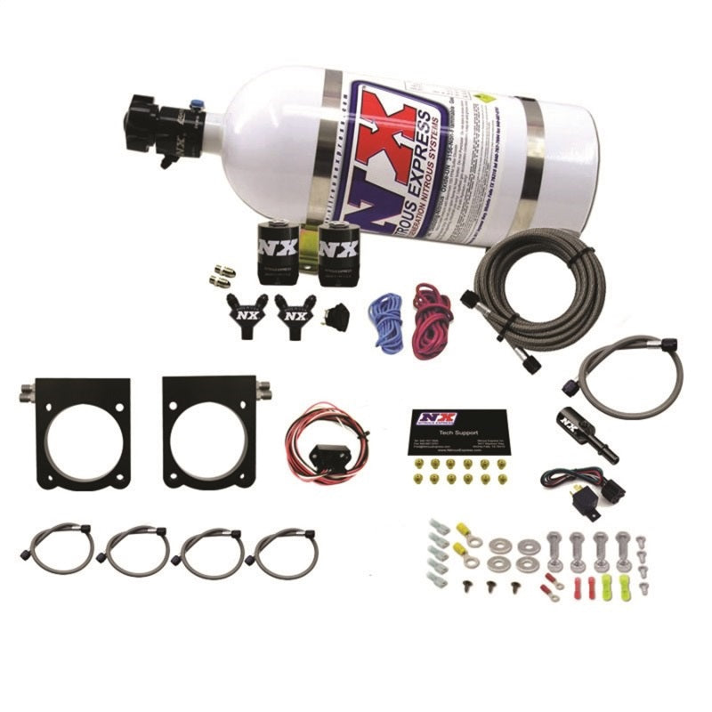 Nitrous Express Gen-V Viper Nitrous Plate System (50-400 HP) W/ 10 lb Bottle - 20970-10