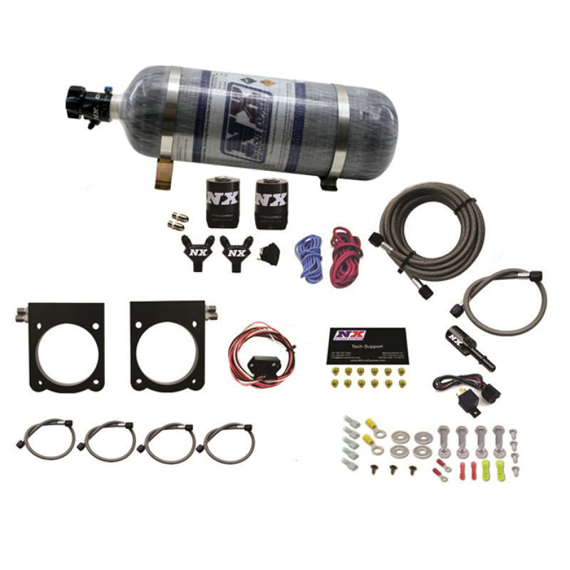 Nitrous Express Gen-V Viper Nitrous Plate System (50-400 HP) W/ 12 lb Bottle - 20970-12