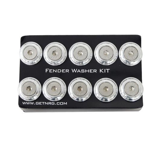 NRG Innovations FW-100 Fender Washer Kit for Plastic - Silver - 10pc – FW-100SL