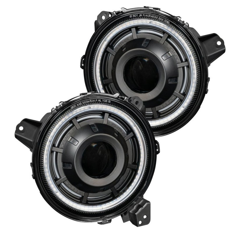 ORACLE LIGHTING OCULUS COLORSHIFT BI-LED PROJECTOR HEADLIGHTS FOR JEEP JL/JT COLORSHIFT - SIMPLE - eliteracefab.com