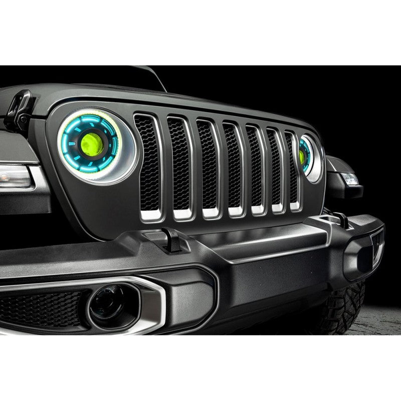 ORACLE LIGHTING OCULUS COLORSHIFT BI-LED PROJECTOR HEADLIGHTS FOR JEEP JL/JT COLORSHIFT - SIMPLE - eliteracefab.com