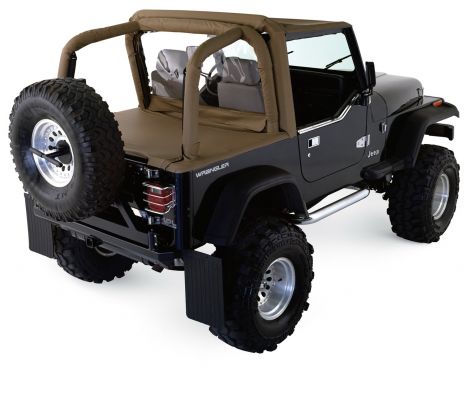 Rampage 1997-2002 Jeep Wrangler(TJ) Roll Bar Pad & Cover Kit - Black Denim - eliteracefab.com