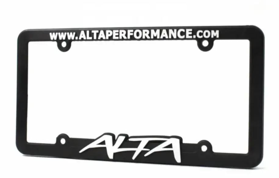 Alta Plastic License Plate Frame - eliteracefab.com
