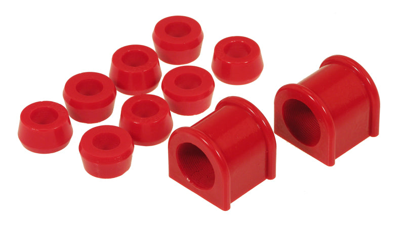 Prothane Front Sway Bar & End Link Bushing Kit Red 1-1/8in 1987-1996 Jeep Wrangler YJ - 1-1107