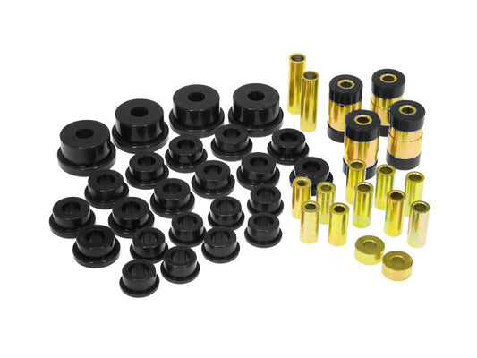 Prothane Rear Upper & Lower Control Arm Bushing Kit Black 1995-1999 Mitsubishi Eclipse & Talon AWD/FWD - 13-301-BL