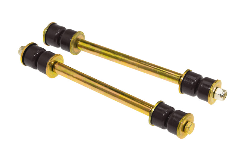 Prothane Sway Bar End Link Set 7.375in Mounting Length Black - 19-419-BL