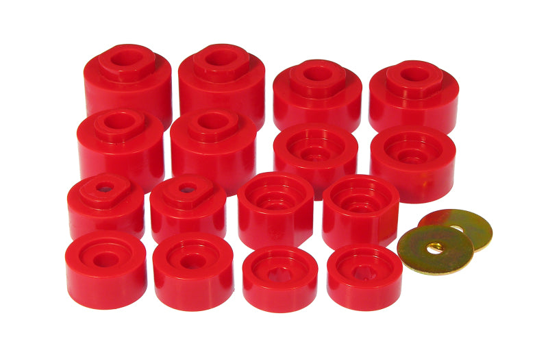 Prothane Red Bushing Kit 2001-2005 Ford Explorer Sport Trac 2WD - 6-116
