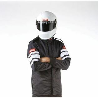 RaceQuip Black SFI-5 Jacket - Large - eliteracefab.com