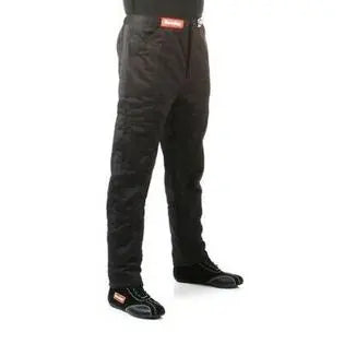 RaceQuip Black SFI-5 Pants Large - eliteracefab.com