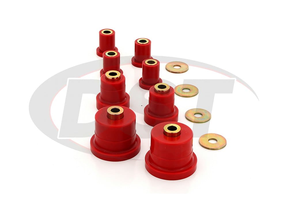 Prothane 06-09 Chevy Trailblazer Front Control Arm Bushings - Red - eliteracefab.com